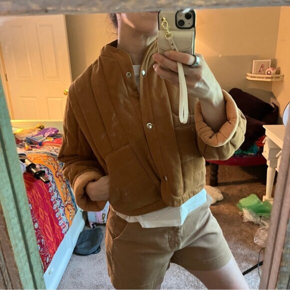 Kordal studio crop Quilted Jacket - clove - Picture 5 of 6